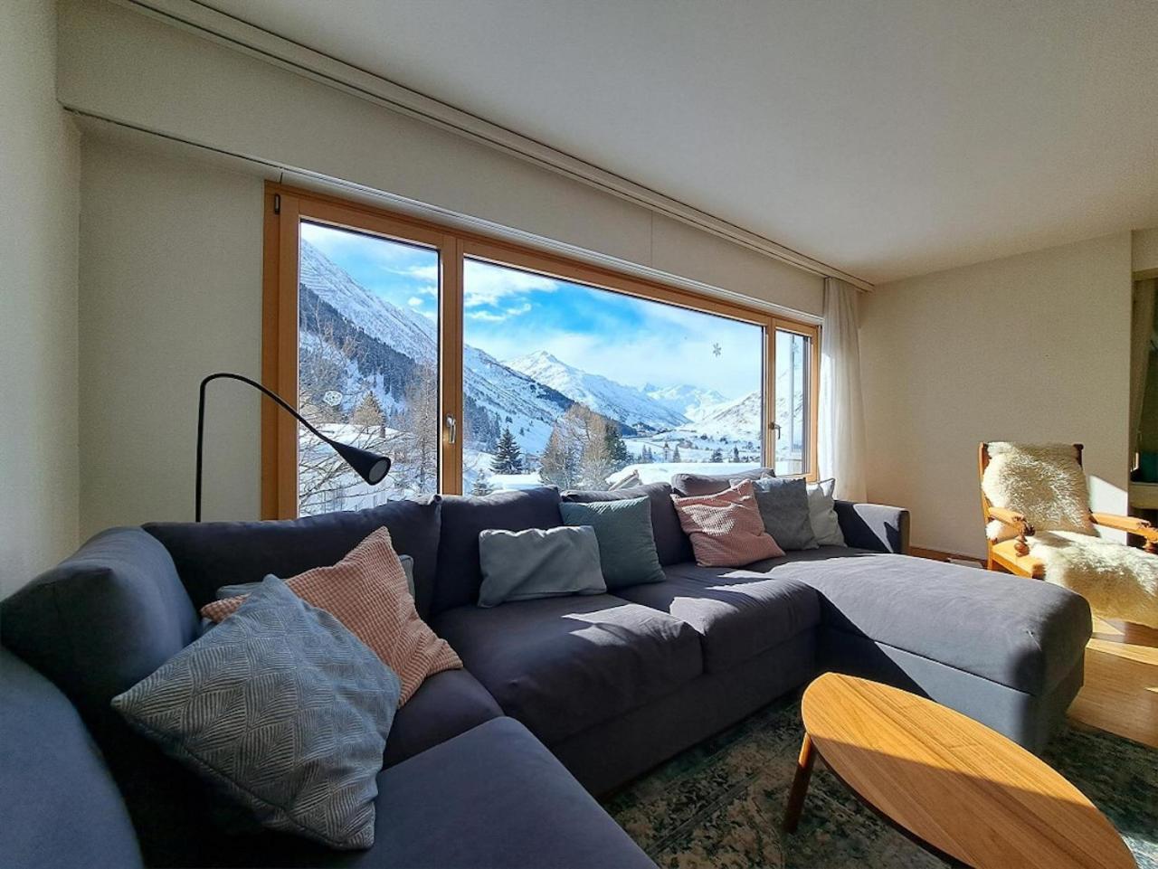 Top Modernes Apartment Im Herzen Von Andermatt Balkon & Bergblick Εξωτερικό φωτογραφία